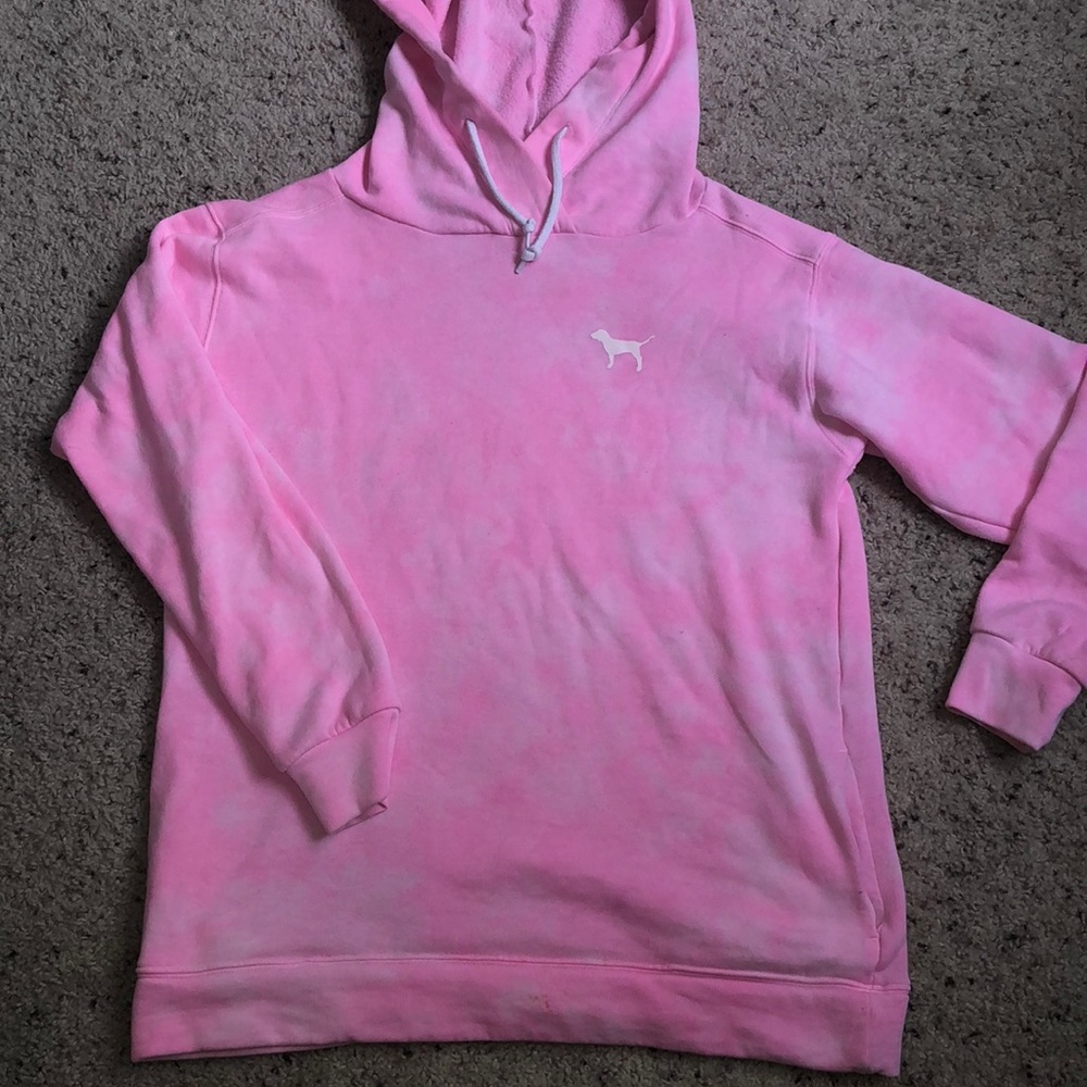 Pink sweater-Tie Dye